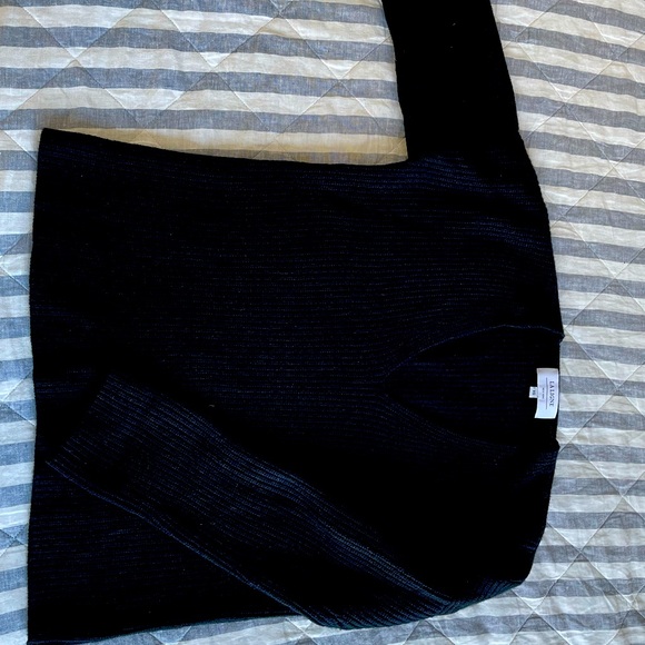 Black La Ligne Toujours V-Neck Sweater - XS - Picture 2 of 3